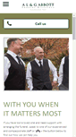 Mobile Screenshot of abbott-funerals.co.uk